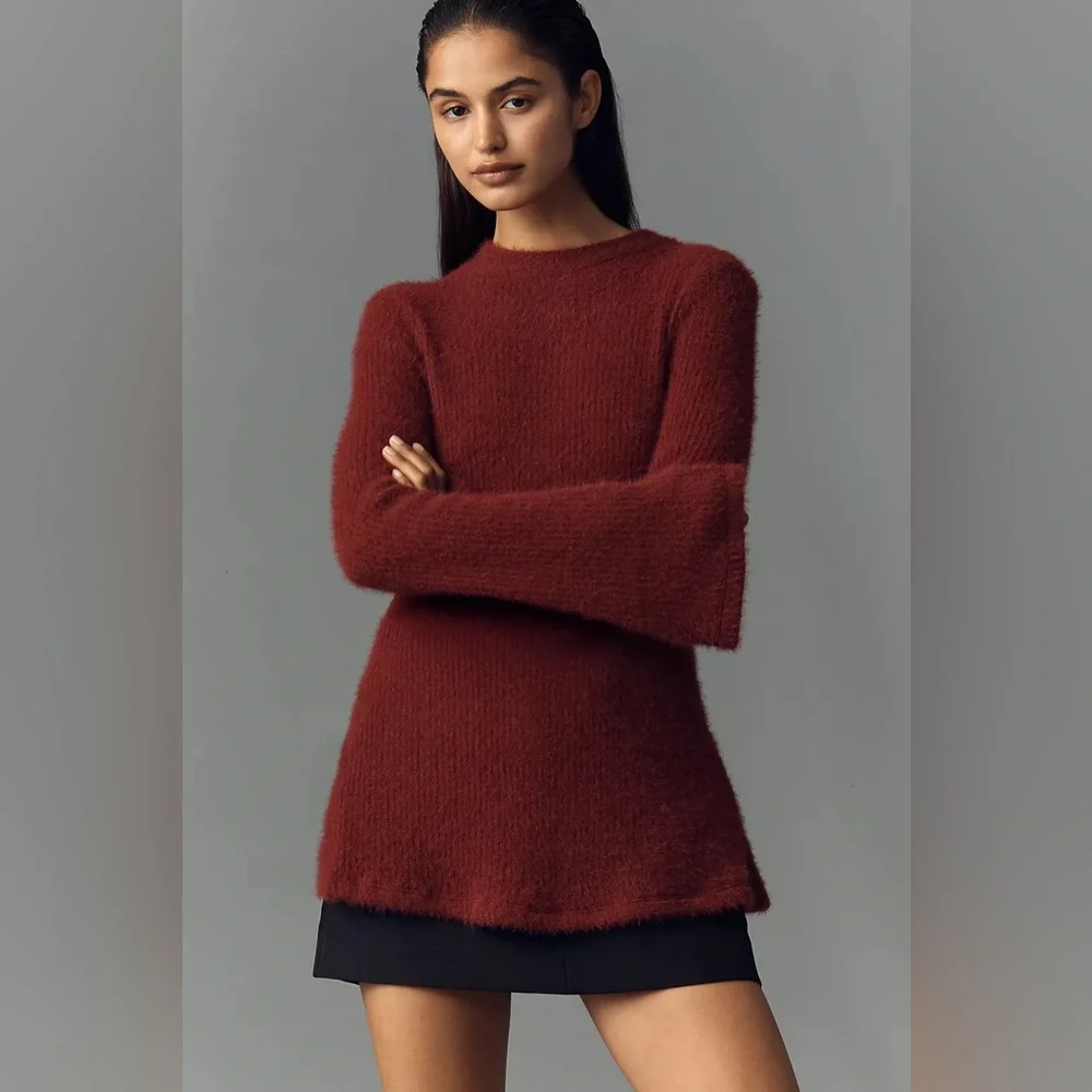 NWT! Anthropologie Maeve Tie-Back Bell-Sleeve Top - Size Medium 🎆